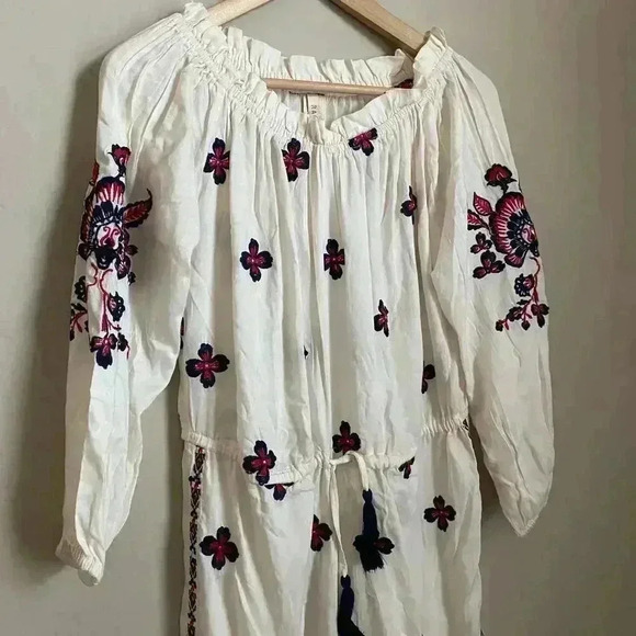 RAGA Tessi Embroidered Off-the-Shoulder Romper - Picture 6 of 14